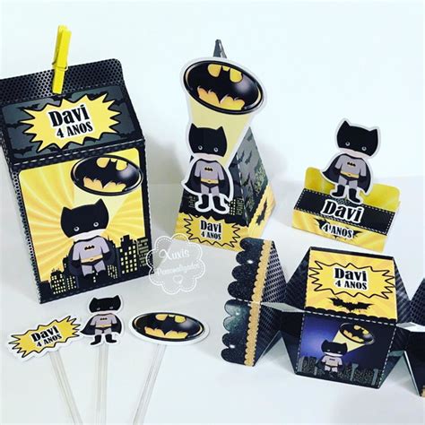 Kit Batman Cute Elo7 Produtos Especiais