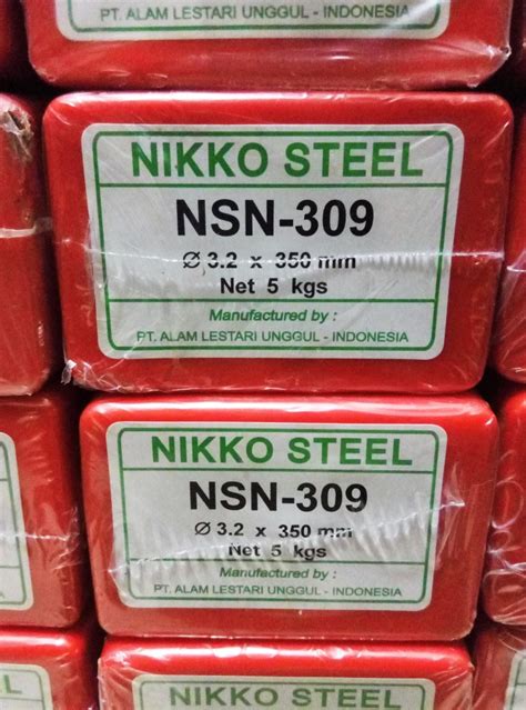 Jual Kawat Las NIKKOSTEEL Stainless Steel 309 Ukuran 3 2mm Kab