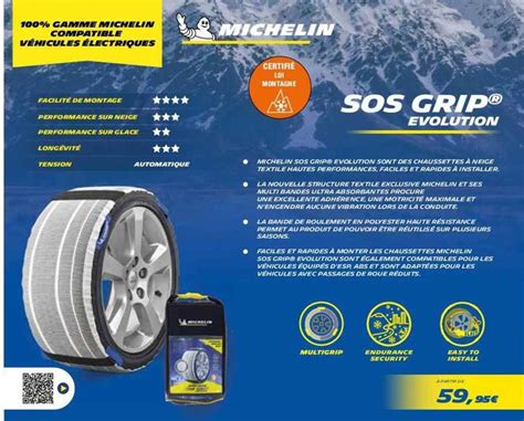 Promo Michelin Sos Grip Evolution Chez Autobacs Icatalogue Fr