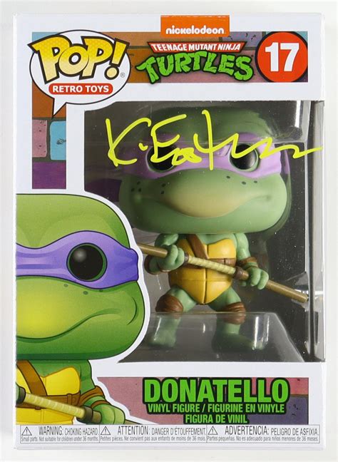 Kevin Eastman Signed Teenage Mutant Ninja Turtles 17 Donatello Funko