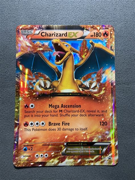 Jumbo Charizard EX XY17 Oversized XY Holo Black Star Promos Pokemon