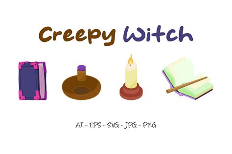 Creepy Witch Graphic By Luckygenic · Creative Fabrica