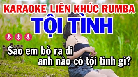 Karaoke Liên Khúc Nhạc Sống Tone Nữ Lk Tội Tình Đường Tím Bằng Lăng