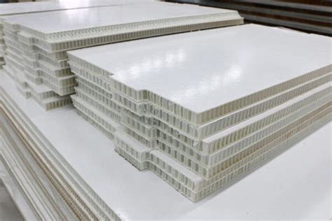 Glossy Frp Skin Polypropylene Honeycomb Sandwich Panels