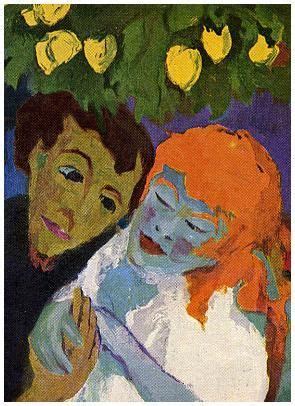 Im Zitronengarten Emil Nolde Idee Farbe Kunstmalerei Kunst Ideen