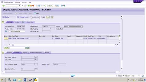 Sap Mm Basic Invoice Verificationposting Invoice For Goods Receipt