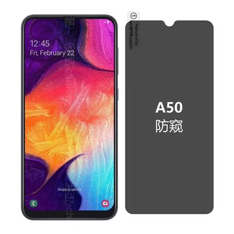 2.5d Privacy Tempered Glass Screen Protector For Samsung Galaxy A50 A30 ...
