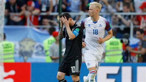 Messi Misses Penalty As Iceland Hold Argentina For Famous Draw