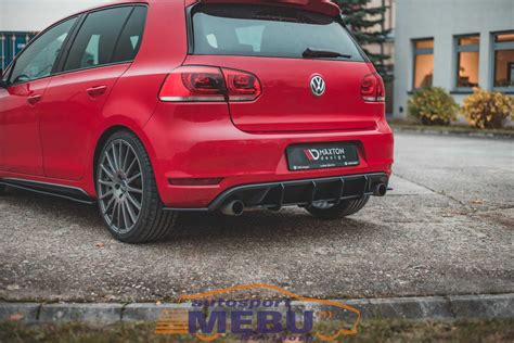 Maxton Design Volkswagen Golf VI GTI Street Pro Achter Splitters