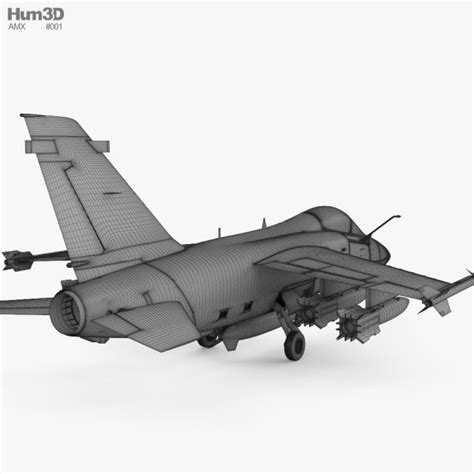 AMX international AMX 3D model - Aircraft on Hum3D