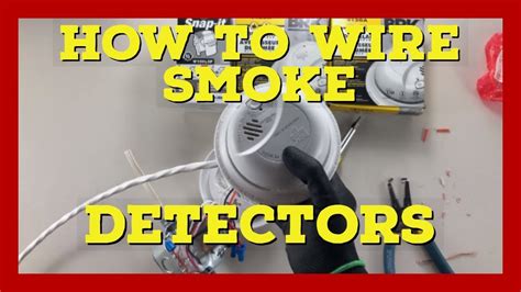 Wiring Smoke Detectors Together Hard Wiring A Smoke Detector