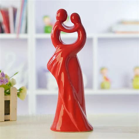 Buy Porcelain Abstract Lovers Make Love Figurine Ceramic Sex Statue Decor T