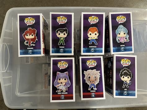 Funko Pop Animation Yu Yu Hakusho Ghost Files Complete Set Yusuke