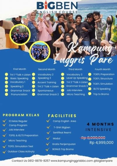 REKOMENDED 0812 8878 8257 Biaya Kursus Bahasa Inggris Di Kampung Pare