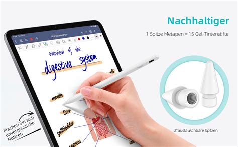 Metapen Spitzen Kompatibel F R Apple Pencil Gen St Logitech