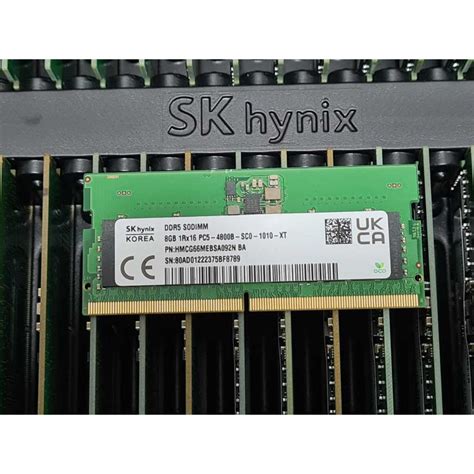 Sk Hynix Hmcg Mebsa N Ba Ddr Sodimm Rams Gb Mhz Laptop Memory