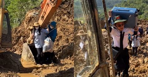 Sếp em Mailisa leo cần cẩu đi cứu trợ vùng lũ trao nóng tiền tỷ cho Làng Nủ Hot KOLs