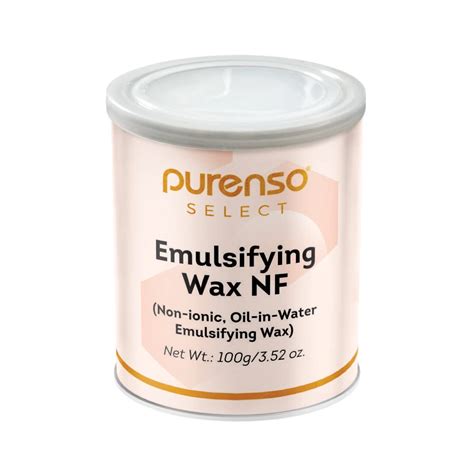 Purenso Select Emulsifying Wax Nf 100g I Diy Lotions And Cream 100