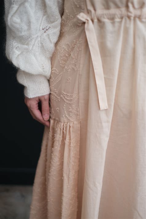 NO 03 花びら petal キャミソールドレス col nude pink Re li