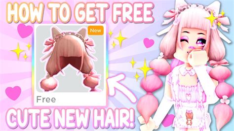 Get This Free Pink Ugc Hair Now Roblox Free Accessory Event Youtube