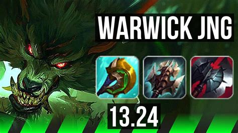 WARWICK Vs KAYN JNG 9 1 9 1400 Games Dominating NA Master 13