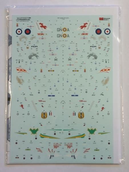 XTRADECAL 1 144 1351 44007 RAF UPDATE 2013 2015 DAMBUSTERS 70th Decals