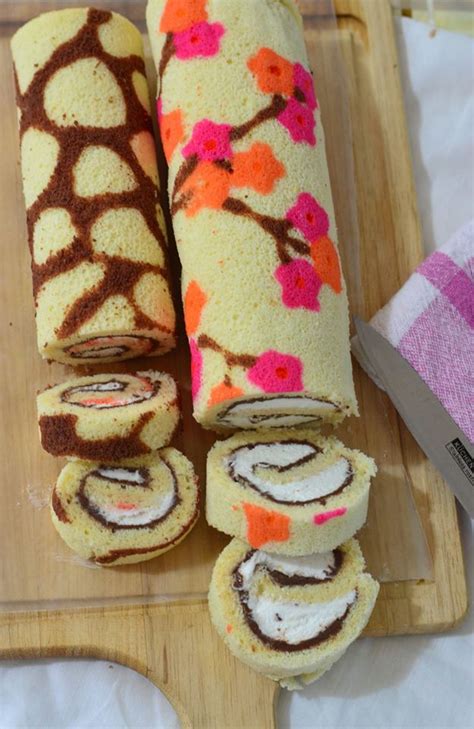 Galeri Kek Swiss Roll Ini Cantik Sangat Sampai Tak Sanggup Nak Makan