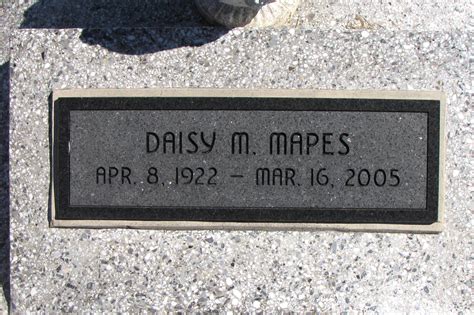 Daisy Mae Barr Mapes 1922 2005 Find A Grave Memorial