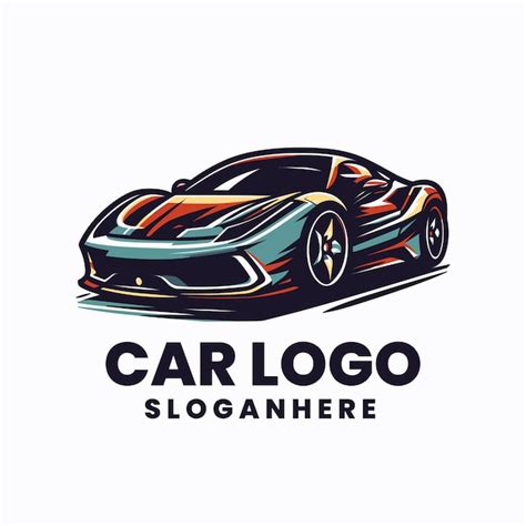 Premium Vector Vector Sports Car Abstract Lines Logo Template