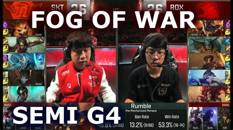 ROX Vs SKT G4 ROX FOG OF WAR Player Experience Stream W Zig Semi