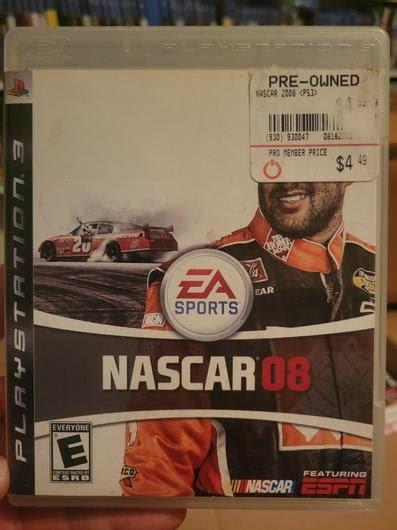 Nascar 08 Item Box And Manual Playstation 3