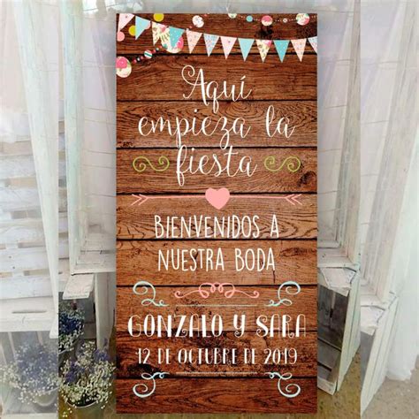 Carteles De Bienvenida Para Bodas