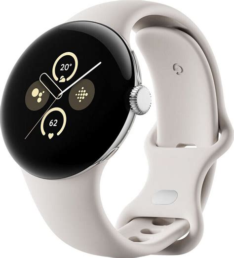 Смарт часы Google Pixel Watch 2 LTE Polished Silver Porcelain EU