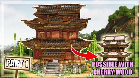 How To Build A Japanese Temple Minecraft Tutorial Youtube