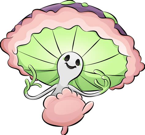 Shiinotic Pokemon Png Isolated File Png Mart