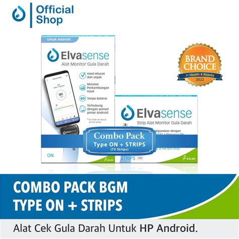 Jual Alat Cek Gula Darah Elvasense Smartphone Connect Type ON 50