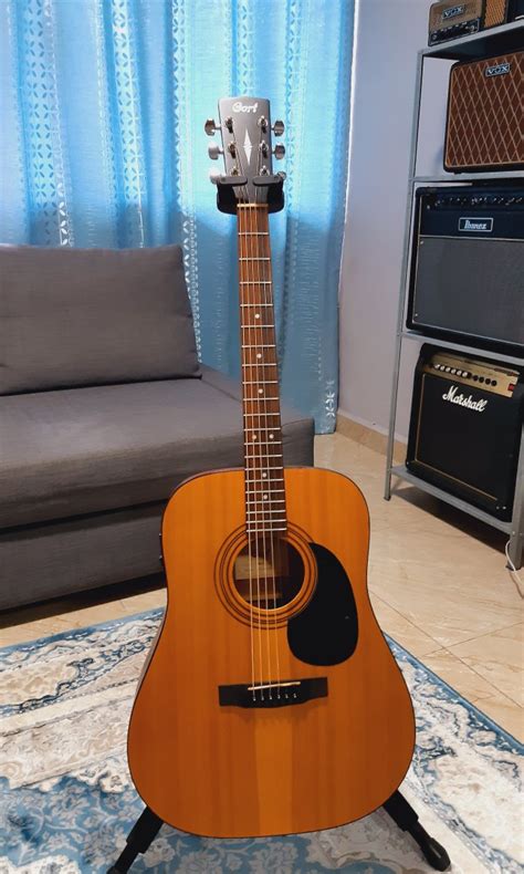 Cort Ad810 Acoustic Guitar Hobbies And Toys Music And Media Musical Instruments On Carousell