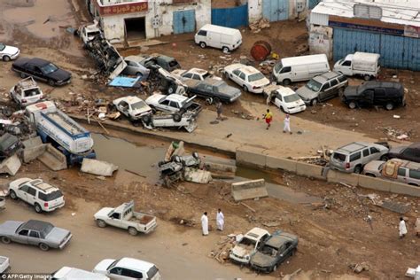 Desert Kingdom Saudi Arabia Begins Clear Up After Floods Kill At Least