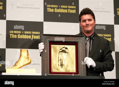 'The Golden Foot' (a one of a kind product) a pure gold replica of ...