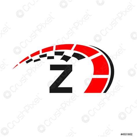 Sport Car Logo On Letter Z Speed Concept Car Automotive - stock vector ...