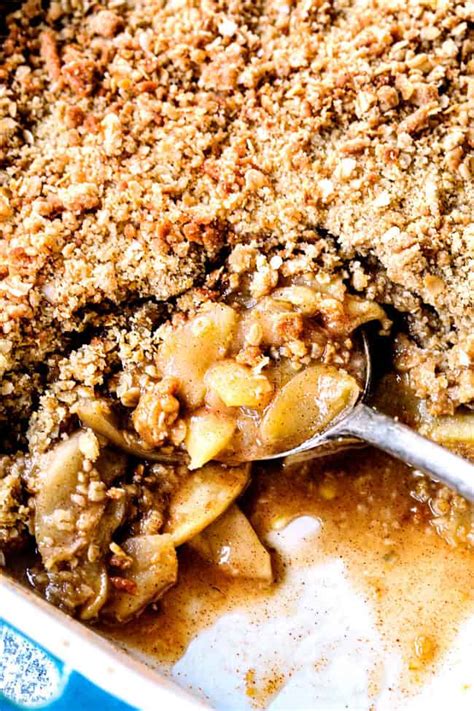 Homemade Apple Crisp With Oats Carlsbad Cravings