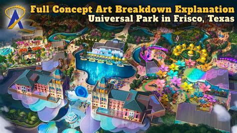 Full Breakdown of Concept Art for New Universal Theme Park in Frisco ...