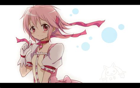 Blush Choker Dress Gloves Kaname Madoka Mahou Shoujo Madoka Magica Pink