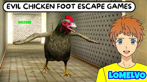 EVIL CHICKEN FOOT ESCAPE GAMES All Levels 12345 2023 Lomelvo Gameplay