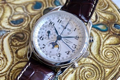 Longines Master Moonphase Chronograph 40mm L26734783 Minh Authentic