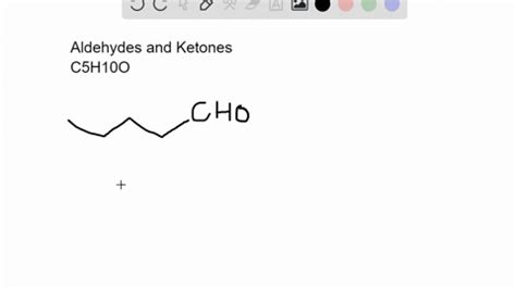 Solved Draw Structural Formulas For The Four Aldehydes With The