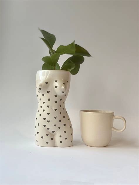 Female Nude Vase Tits Vase Pottery Mug Handmade Ceramic Etsy