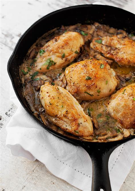 Tarragon Chicken With Mushrooms Seasons And Suppers