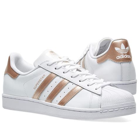 Adidas Women S Superstar W White Copper End Us