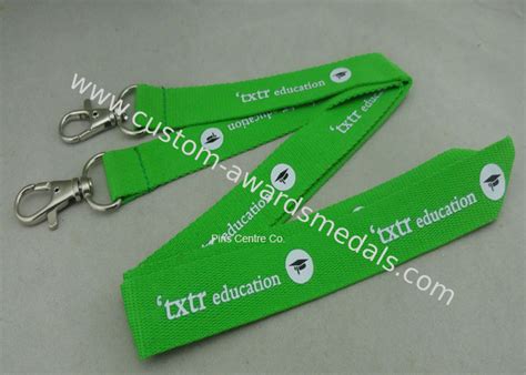 Silk Screen Printing Marathon Medal Lanyards Customized Lanyard For